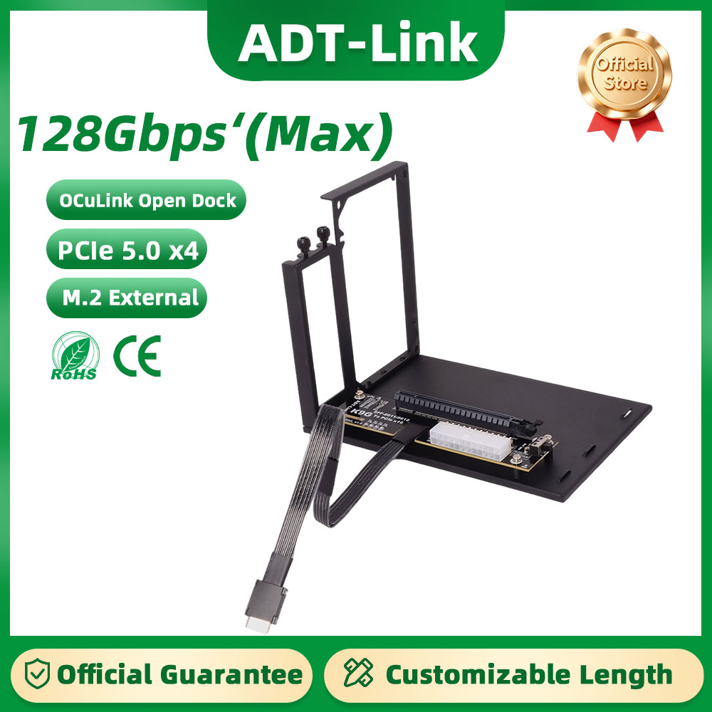 Oculink Egpu Dock Graphics Card - ADT-Link PCIe 5.0 K993G OcuLink Dizüstü