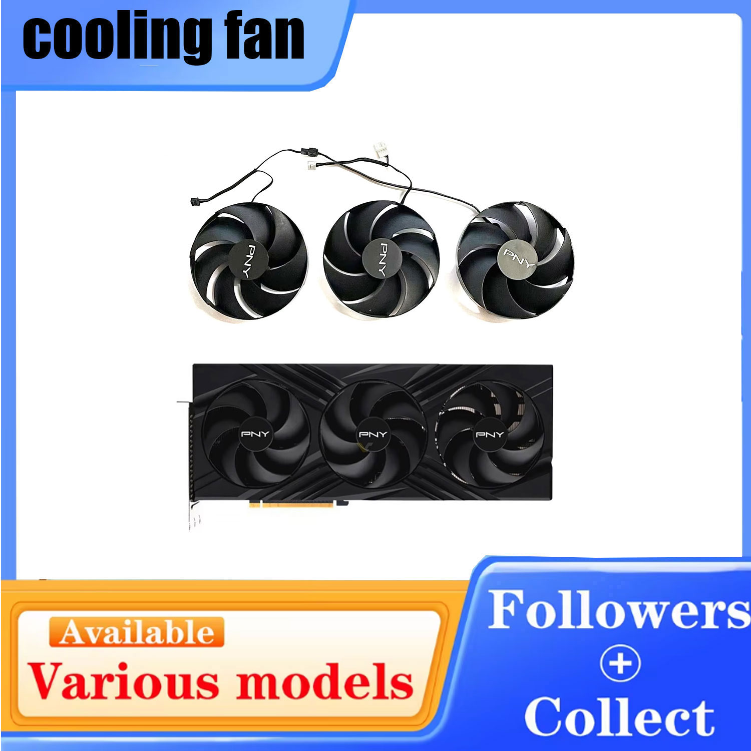 Rtx 4090 24Gb Graphics Card - Yepyeni FD10020M12D 100MM 4PIN DC 12V