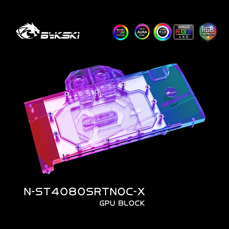 Rtx 4080 Super 16Gb - Bykski N-ST4080SRTNOC-X GPU Bloğu, ZOTAC RTX