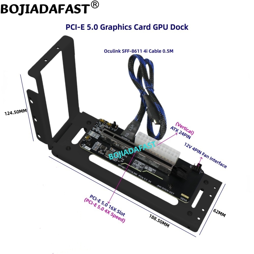 PCI-E 5.0 X4 OCuLink Harici Ek - Oculink Egpu Dock Graphics Card incelemesi ve fiyatı