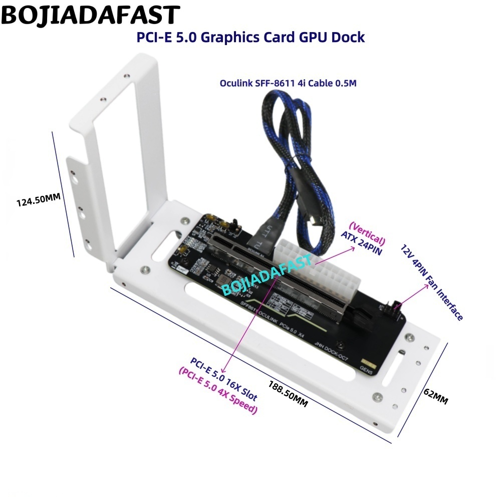 PCI-E 5.0 X4 OCuLink Harici Ek - Oculink Egpu Dock Graphics Card incelemesi ve fiyatı