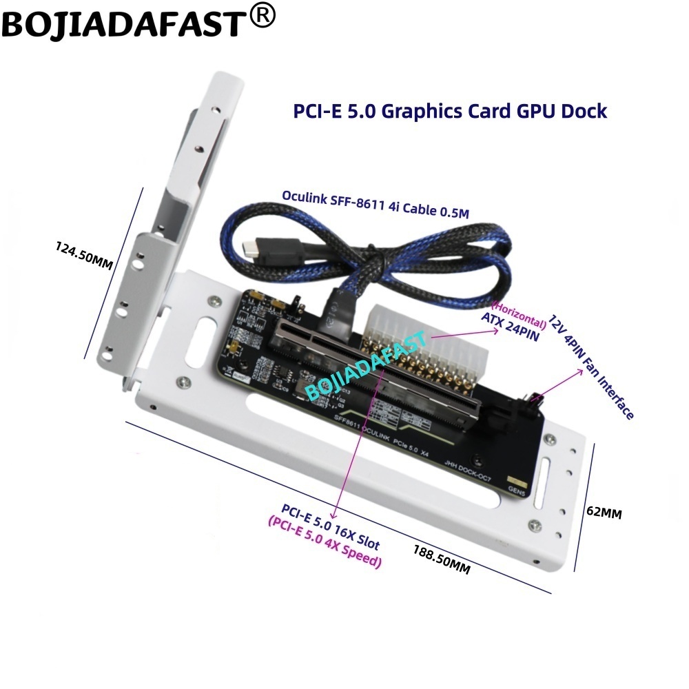 PCI-E 5.0 X4 OCuLink Harici Ek - Oculink Egpu Dock Graphics Card incelemesi ve fiyatı