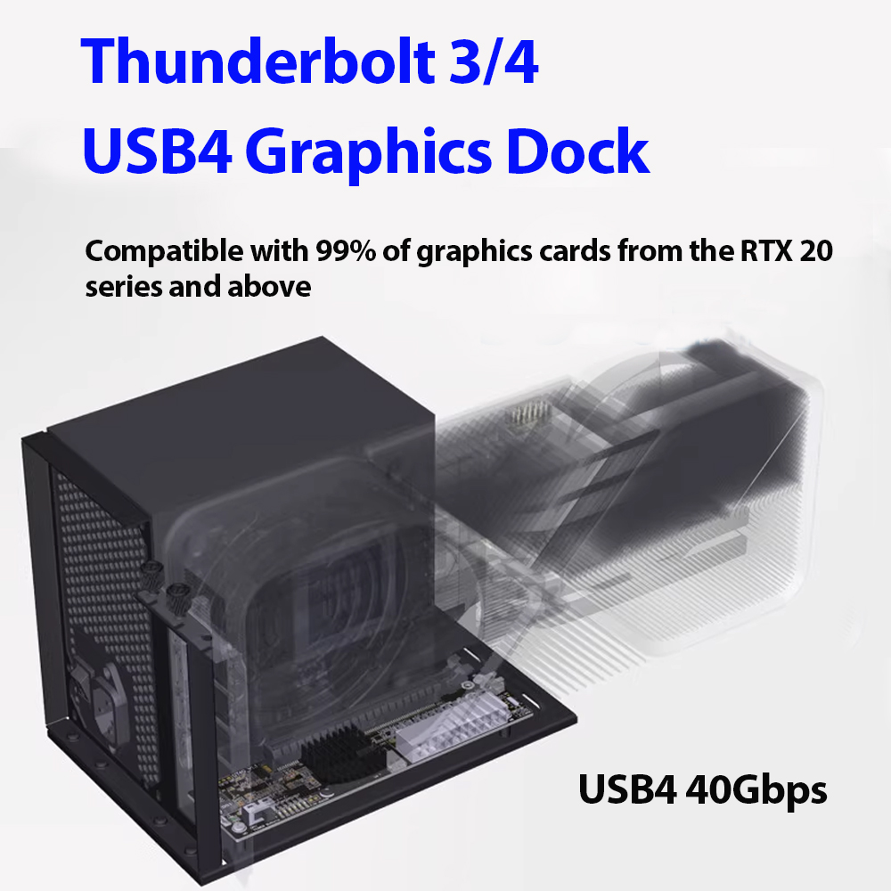 ADT-Link USB4 eGPU Dock Thunde - Thunderbolt 4 External Gpu Enclosure incelemesi ve fiyatı