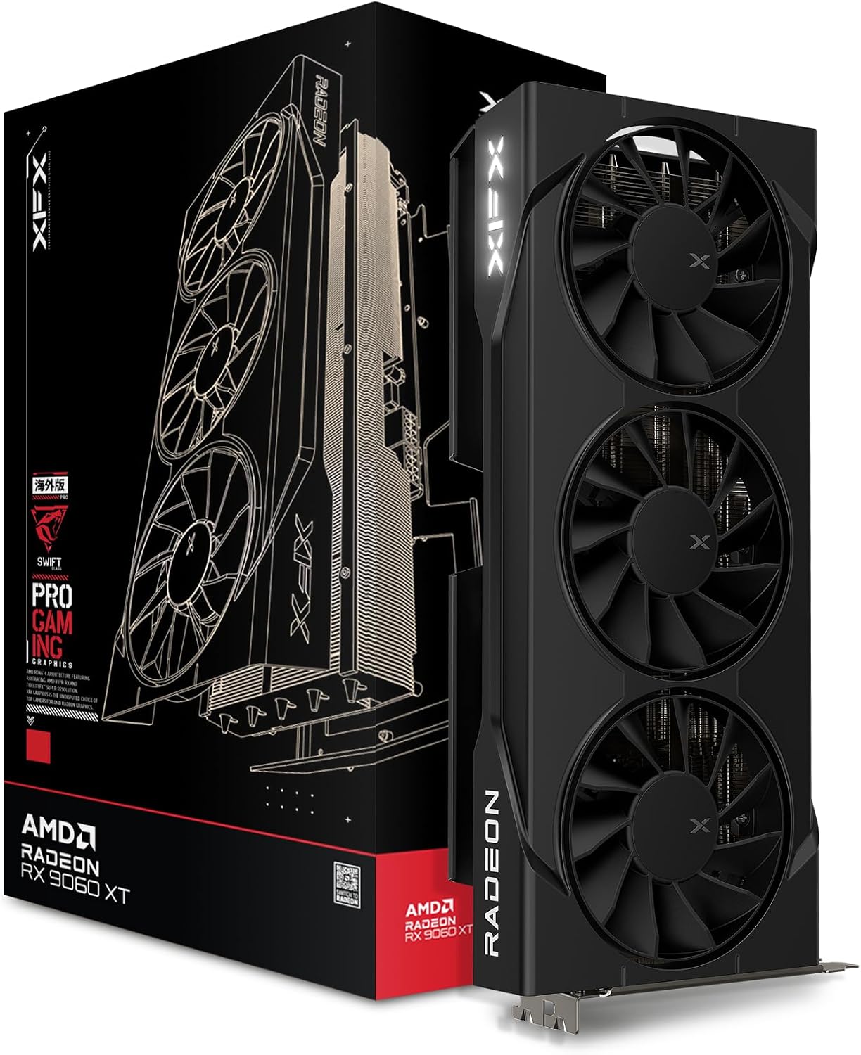 Swift AMD Radeon RX 9060 XT OC - Triple Fan Gaming Graphics Card 16Gb incelemesi ve fiyatı
