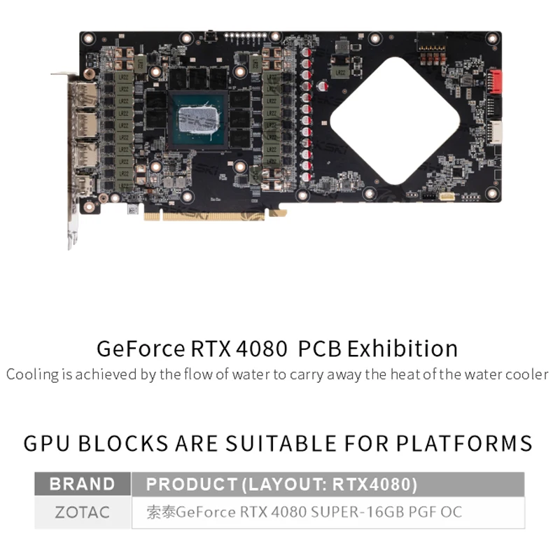 Bykski GPU Bloğu Zotac GeForce - Rtx 4080 Super 16Gb incelemesi ve fiyatı
