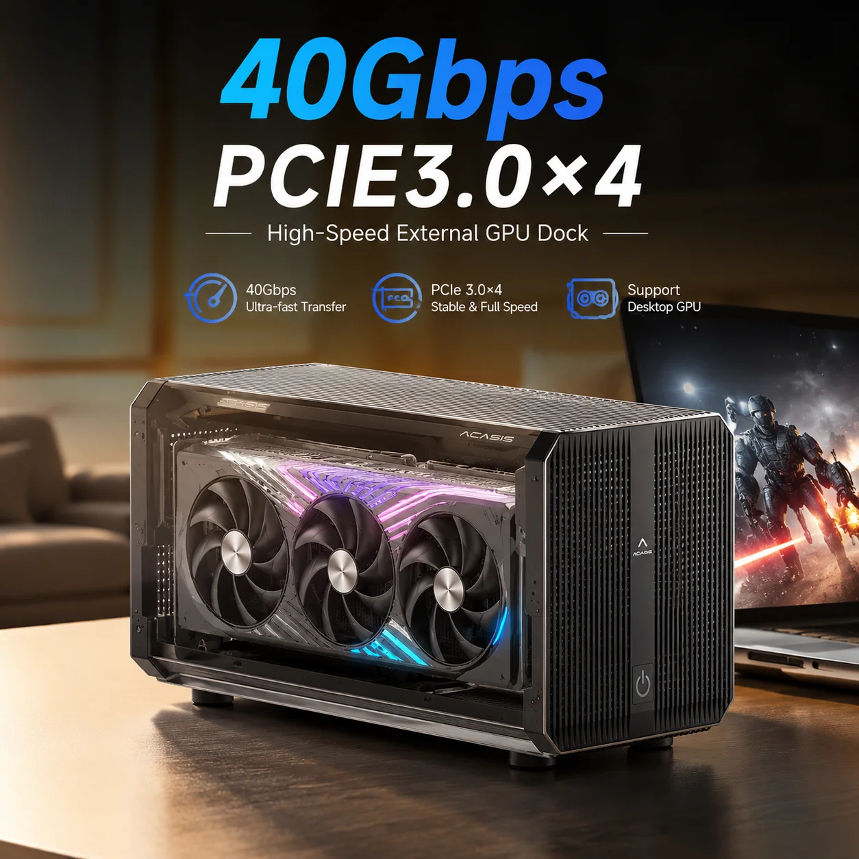 Acasis 40Gbps eGPU Kutusu, 24p - Thunderbolt 4 External Gpu Enclosure incelemesi ve fiyatı