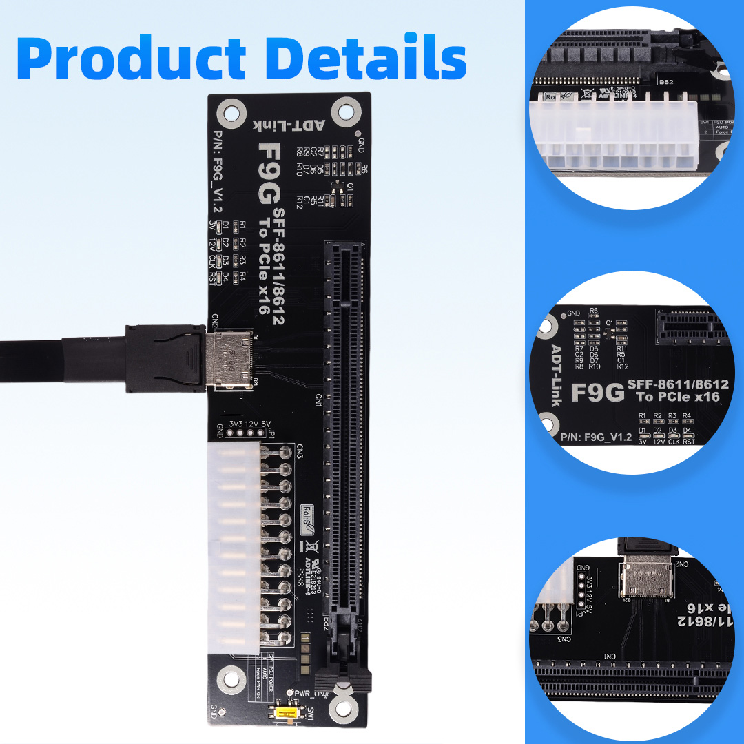OCuLink SFF-8611 /8612 - PCIe  - Oculink Egpu Dock Graphics Card incelemesi ve fiyatı
