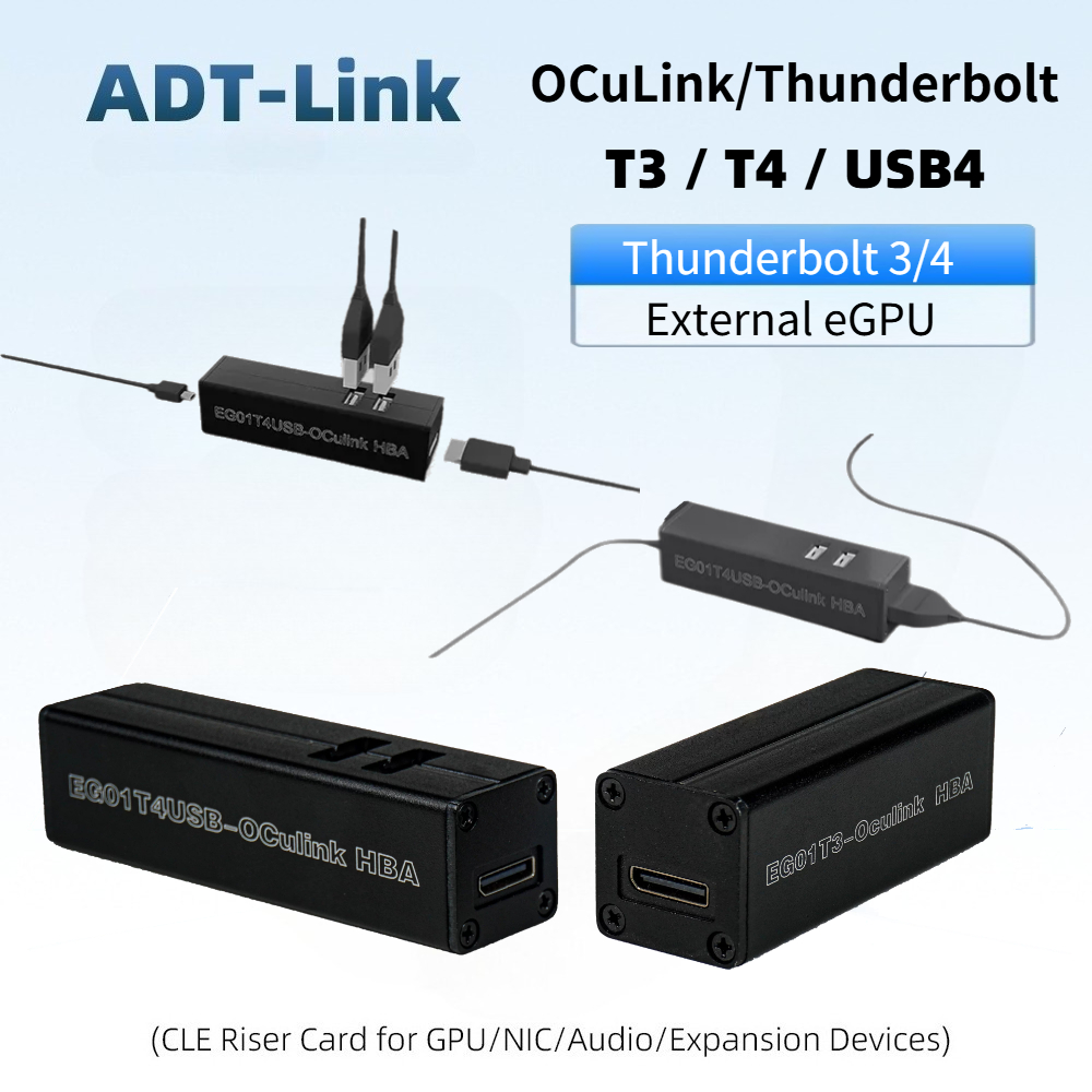 T3 / T4 OCuLink Thunderbolt 4  - Oculink Egpu Dock Graphics Card incelemesi ve fiyatı