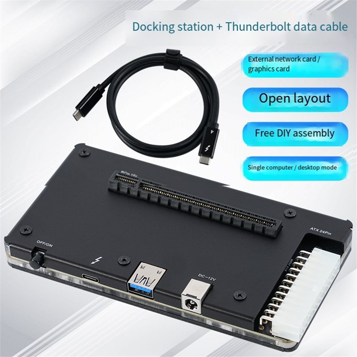 ABIU Profesyonel Harici GPU, T - Thunderbolt 4 External Gpu Enclosure incelemesi ve fiyatı